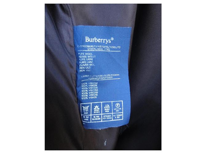 Abrigo Burberry de tweed Shetland marrón Castaño - vista 8