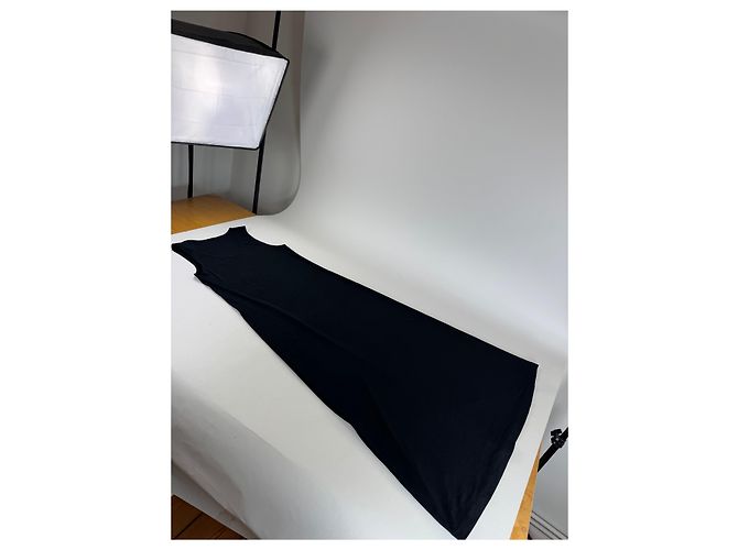 Abito lungo vintage Issey Miyake nero 38/M - vista 11