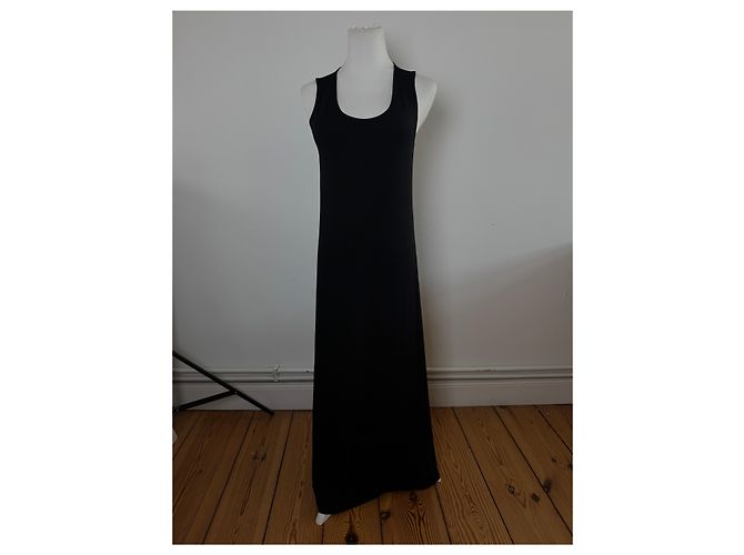 Abito lungo vintage Issey Miyake nero 38/M - vista 12