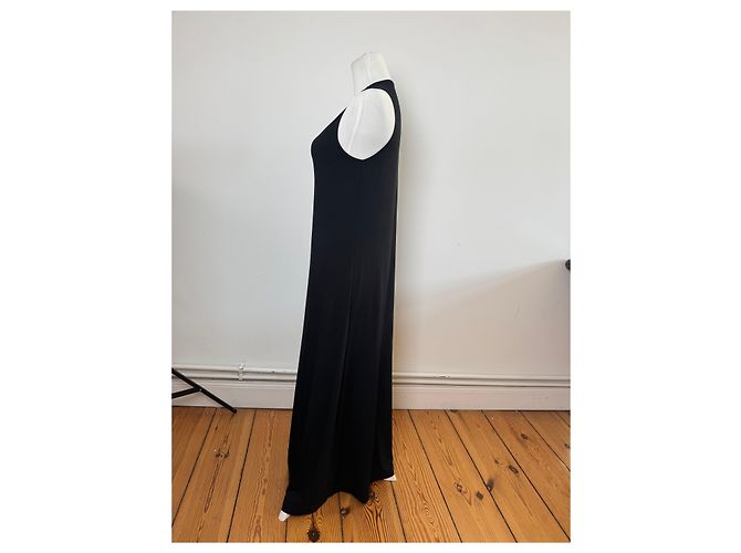 Abito lungo vintage Issey Miyake nero 38/M - vista 2