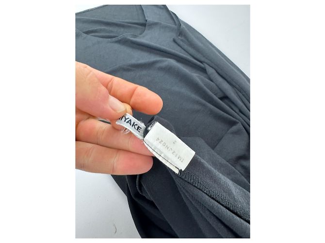 Abito lungo vintage Issey Miyake nero 38/M - vista 7