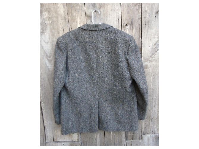 Autre Marque Pierre Martin Harris Tweed Jacke Grau - Ansicht 2
