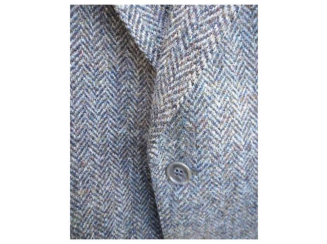 Autre Marque Pierre Martin Harris Tweed Jacke Grau - Ansicht 5
