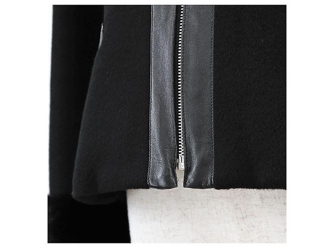 LEONARD FASHION PARIS giacca in cashmere e visone Nero - vista 11