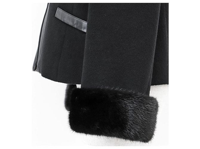 LEONARD FASHION PARIS giacca in cashmere e visone Nero - vista 13