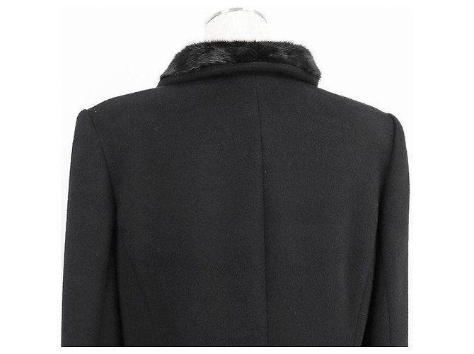 LEONARD FASHION PARIS giacca in cashmere e visone Nero - vista 14