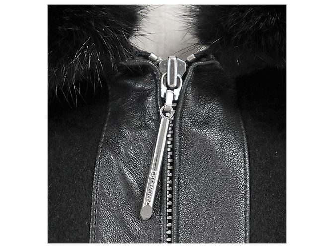 LEONARD FASHION PARIS giacca in cashmere e visone Nero - vista 4