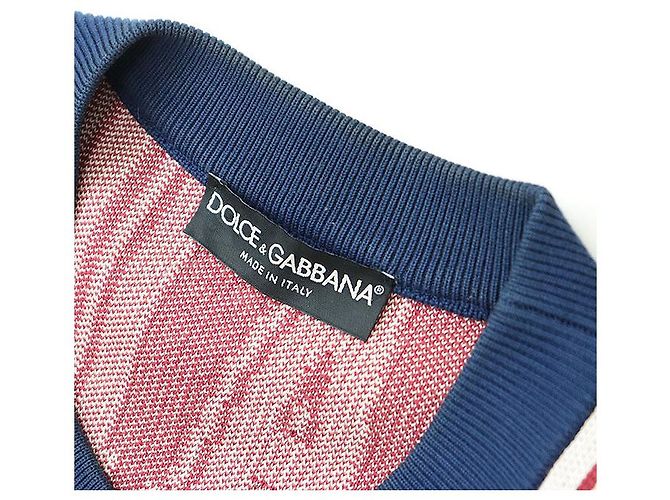 Suéter de algodón PARADISE Eden's Garden de Dolce & Gabbana Blanco Roja Azul marino - vista 11