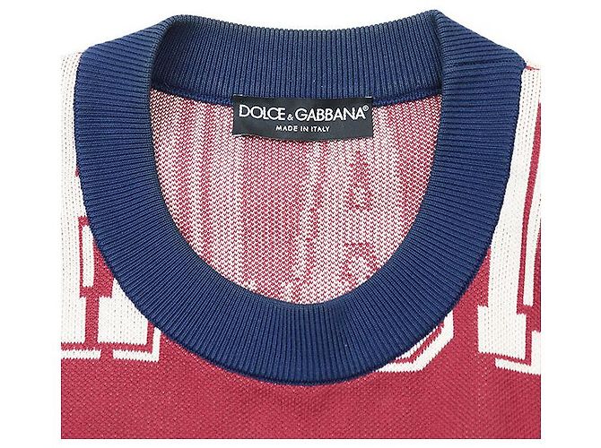 Suéter de algodón PARADISE Eden's Garden de Dolce & Gabbana Blanco Roja Azul marino - vista 2