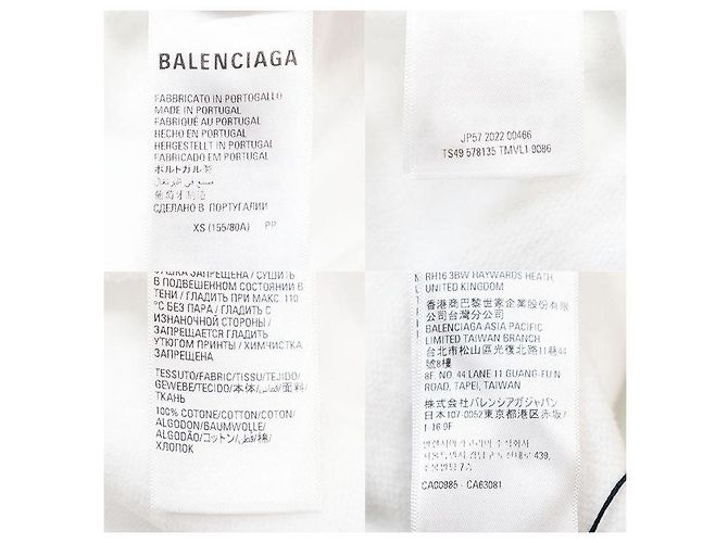 Everyday Sudadera de algodón Balenciaga World Food Programme Blanco - vista 10