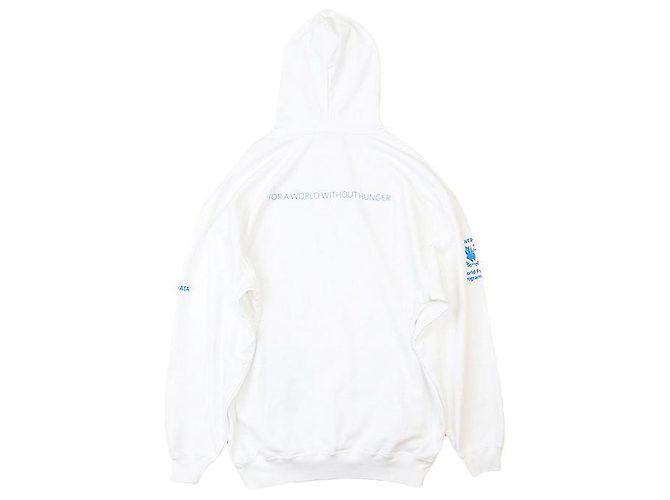 Everyday Sudadera de algodón Balenciaga World Food Programme Blanco - vista 6