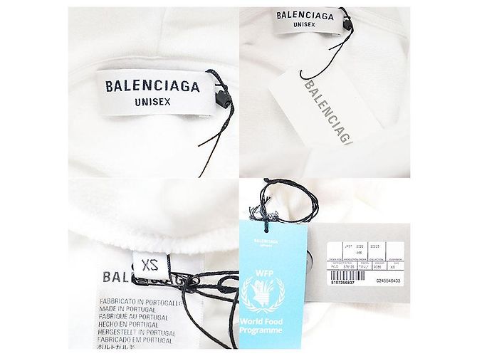 Everyday Sudadera de algodón Balenciaga World Food Programme Blanco - vista 9