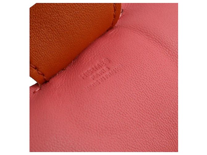Charm per borsa Hermès Rodeo MM Agneau Milo Rosa - vista 6