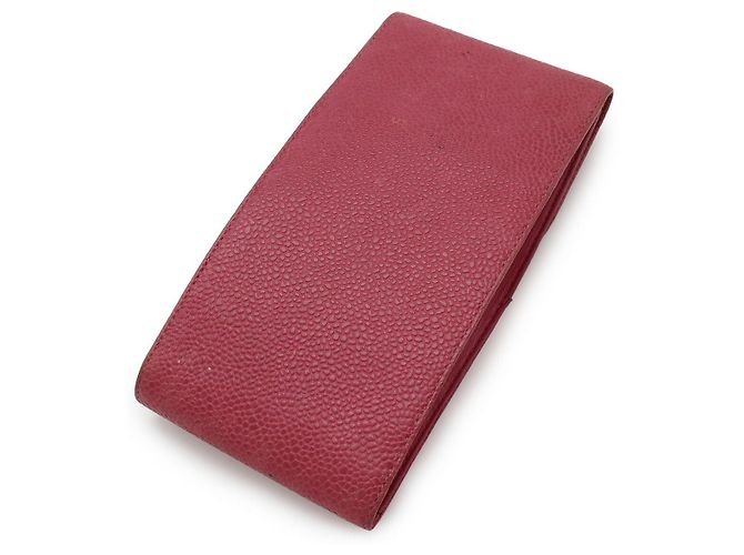 Timeless Chanel Coco Mark Caviar Leather Multi Case Pink Fuschia - view 2
