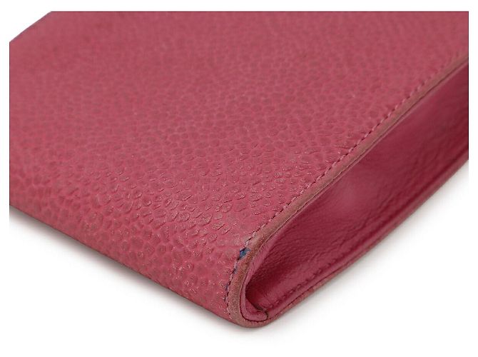 Timeless Chanel Coco Mark Caviar Leather Multi Case Pink Fuschia - view 3