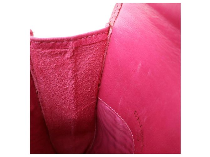 Timeless Chanel Coco Mark Caviar Leather Multi Case Pink Fuschia - view 5