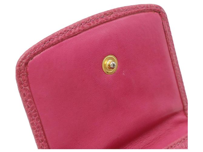 Timeless Chanel Coco Mark Caviar Leather Multi Case Pink Fuschia - view 6