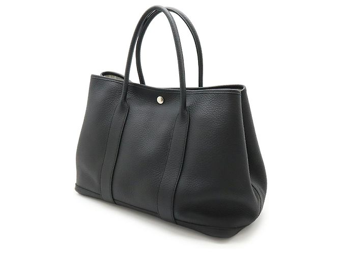 Hermès Garden Party Negonda Tote Tasche Schwarz - Ansicht 2