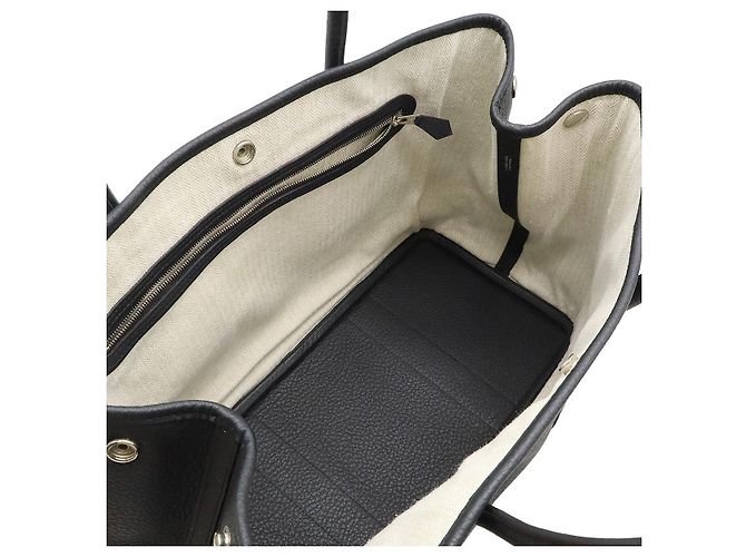 Hermès Garden Party Negonda Tote Tasche Schwarz - Ansicht 7