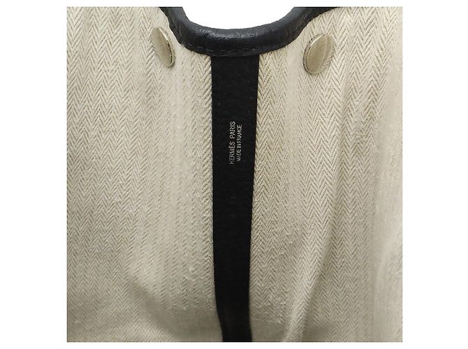 Hermès Garden Party Negonda Tote Tasche Schwarz - Ansicht 9