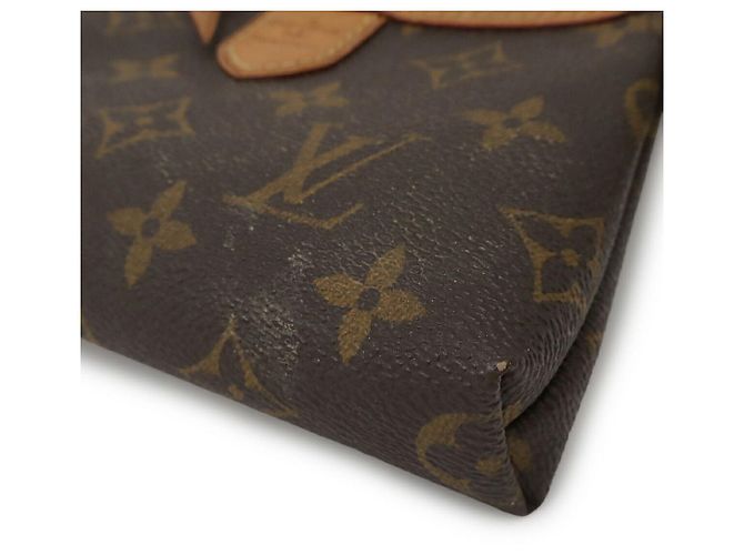 Pochette Accessori Monogram Louis Vuitton Marrone - vista 3