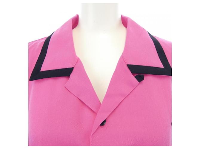 Camisa Céline S/S Rosa de Algodón - vista 5