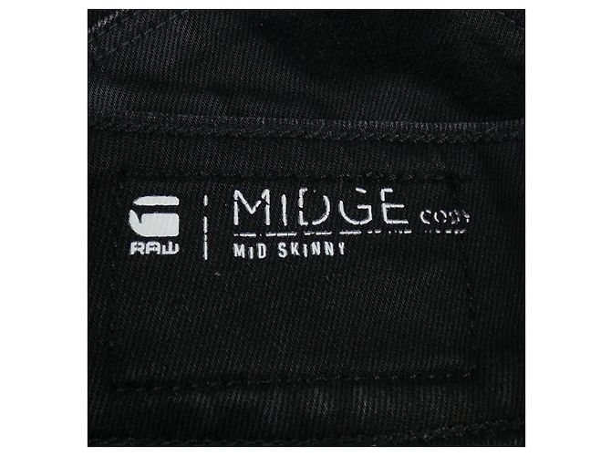 Autre Marque Vaqueros Skinny de tiro medio G-Star Negro - vista 4