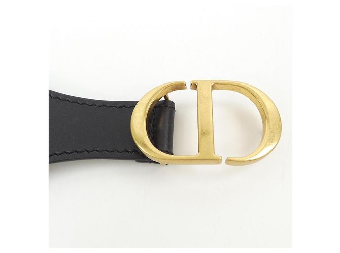 Cinturón Christian Dior Negro Beige Azul marino - vista 2