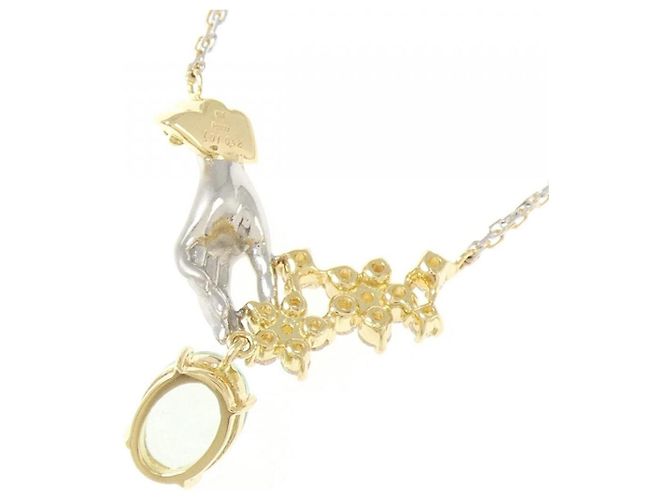 Autre Marque Collana in Berillo Au750/PT900/Au750 D'oro - vista 4