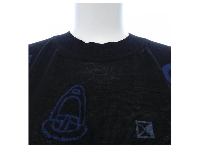 Hermès Maglia in lana Hermes 38 Nero - vista 5