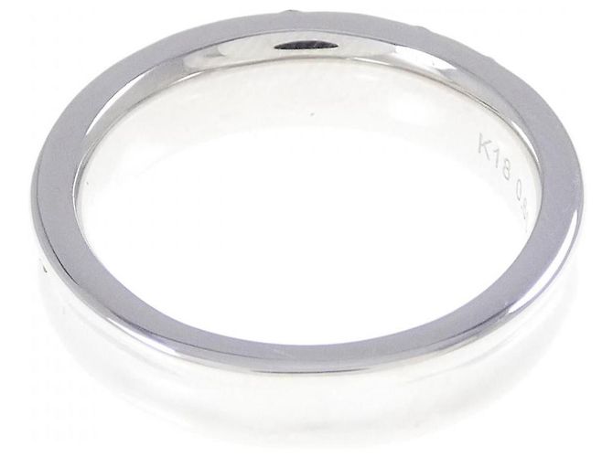Autre Marque Anello Mélange Au750 Oro Bianco e Diamanti Kashikey Argento - vista 3