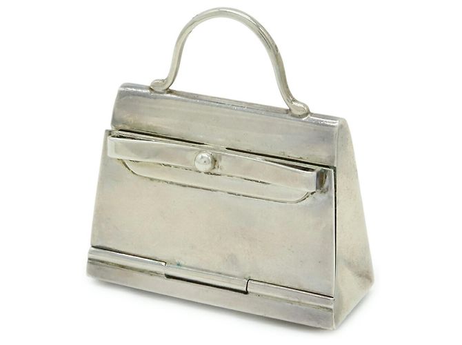 Kelly Hermès Pillenetui Anhänger Silber - Ansicht 2
