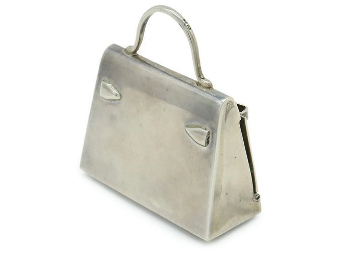 Kelly Hermès Pillenetui Anhänger Silber - Ansicht 3