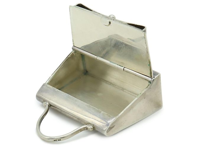 Kelly Hermès Pillenetui Anhänger Silber - Ansicht 6