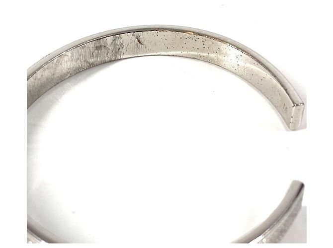 Bracciale Bangle Logo Cannage di Christian Dior Argento - vista 10