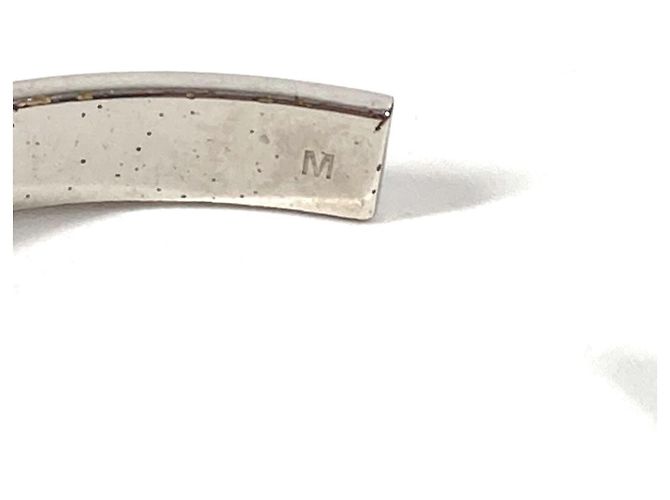 Bracciale Bangle Logo Cannage di Christian Dior Argento - vista 12