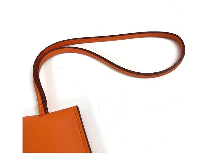 Ring Portachiavi in ​​crocetta Hermès 2024 - Charm per borsa Arancione - vista 10