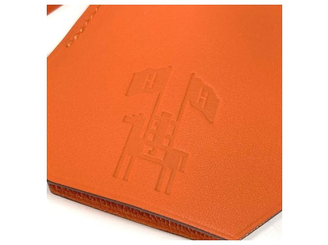 Ring Portachiavi in ​​crocetta Hermès 2024 - Charm per borsa Arancione - vista 5