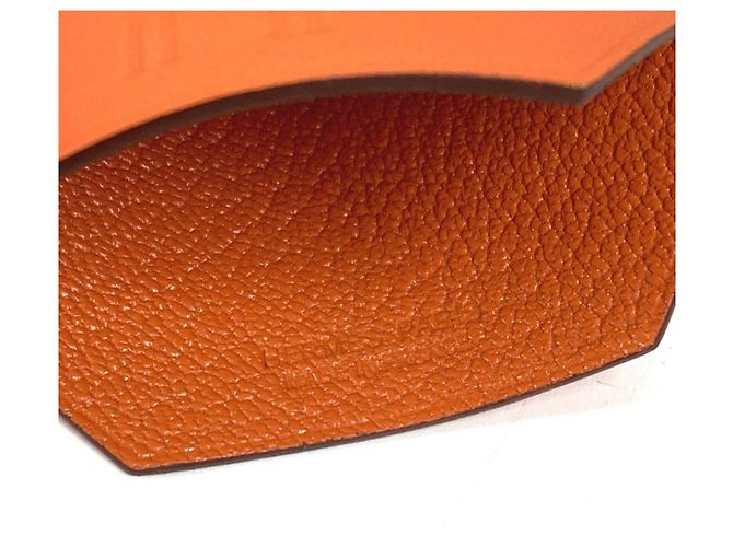 Ring Portachiavi in ​​crocetta Hermès 2024 - Charm per borsa Arancione - vista 9