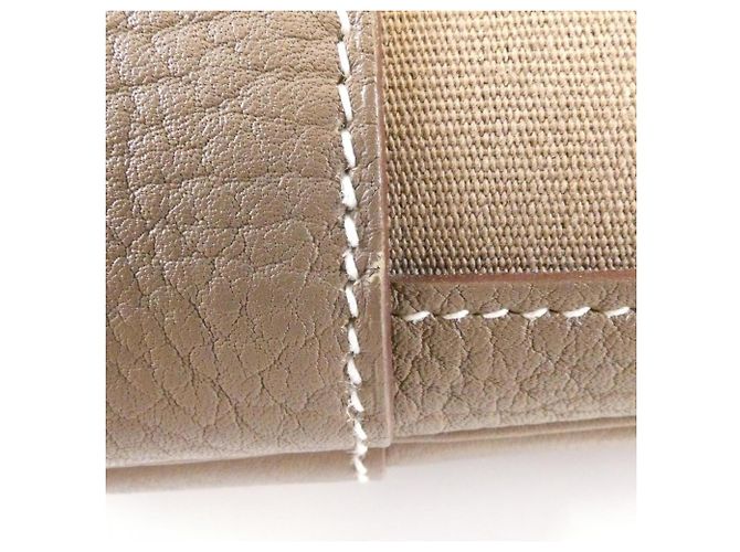 Borsa Hermès GARDEN ZIP PM Beige Taupe - vista 3