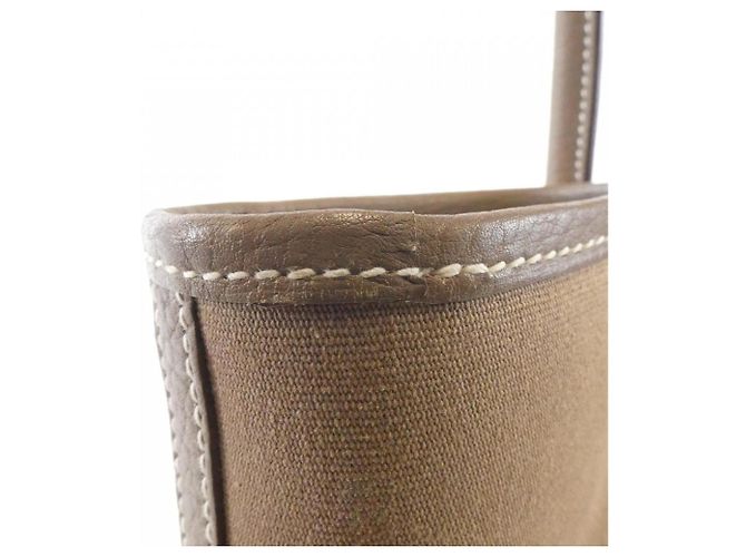 Borsa Hermès GARDEN ZIP PM Beige Taupe - vista 4