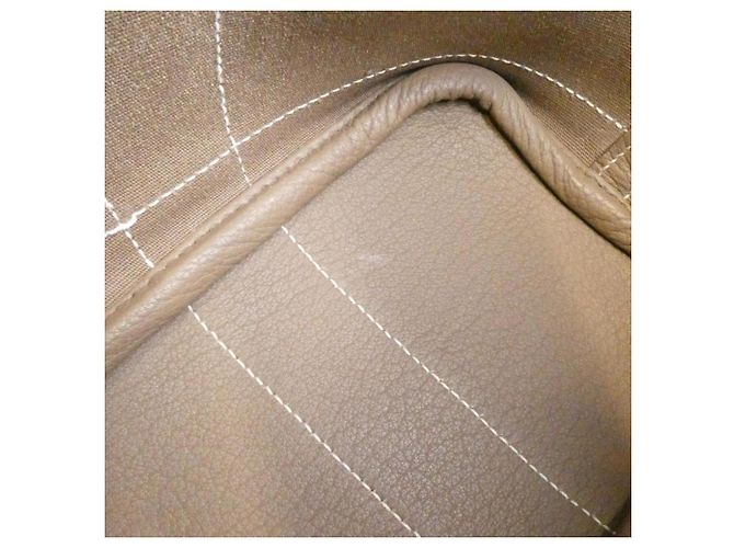 Borsa Hermès GARDEN ZIP PM Beige Taupe - vista 8