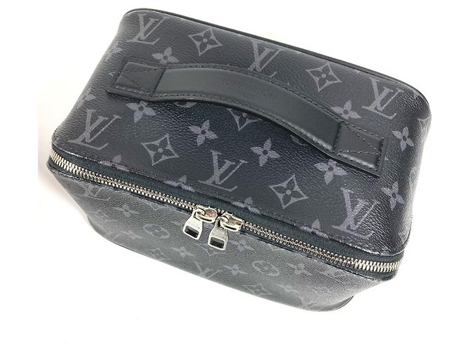 Beauty Case Monogram Eclipse Louis Vuitton Nero Monogramma - vista 8