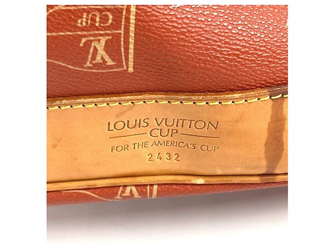 Borsa a Spalla Louis Vuitton Cup 95 Saint Tropez Arancione - vista 16