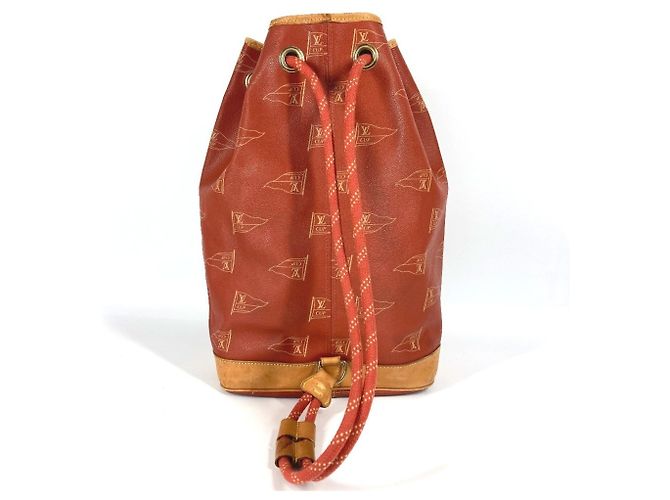 Borsa a Spalla Louis Vuitton Cup 95 Saint Tropez Arancione - vista 2