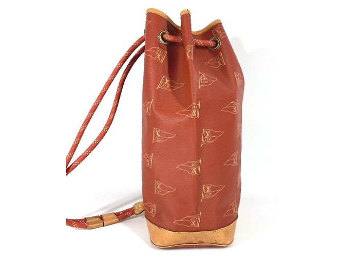 Borsa a Spalla Louis Vuitton Cup 95 Saint Tropez Arancione - vista 4