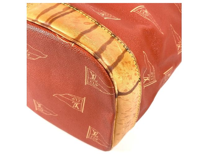 Borsa a Spalla Louis Vuitton Cup 95 Saint Tropez Arancione - vista 6