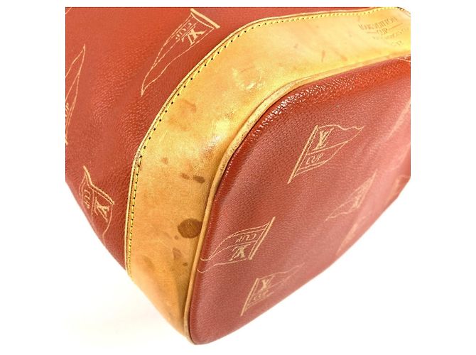 Borsa a Spalla Louis Vuitton Cup 95 Saint Tropez Arancione - vista 7