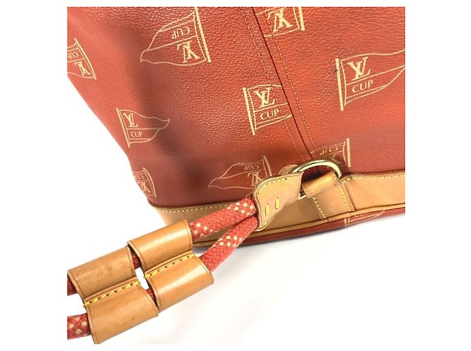 Borsa a Spalla Louis Vuitton Cup 95 Saint Tropez Arancione - vista 8