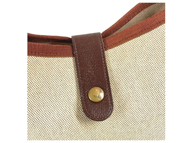 Hermès Vintage Rodeo Tasche Beige - Ansicht 11